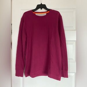 EUC Banana Republic men’s burgundy waffle sweater